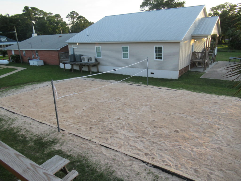 South View of Olympic Volleyball Court and Campus